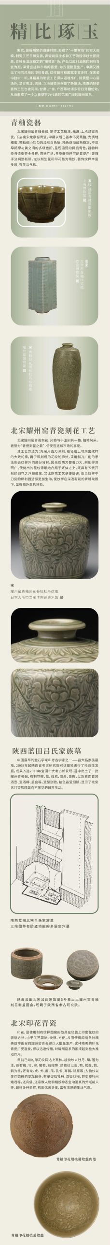 线上展览：《范金琢玉——耀州窑历代陶瓷精品展》第三期（精比琢玉）